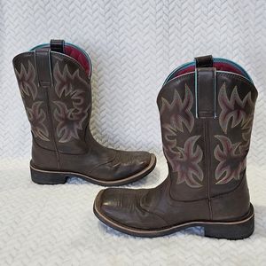 Women's Ariat Western Cowgirl Boots Size 7.5